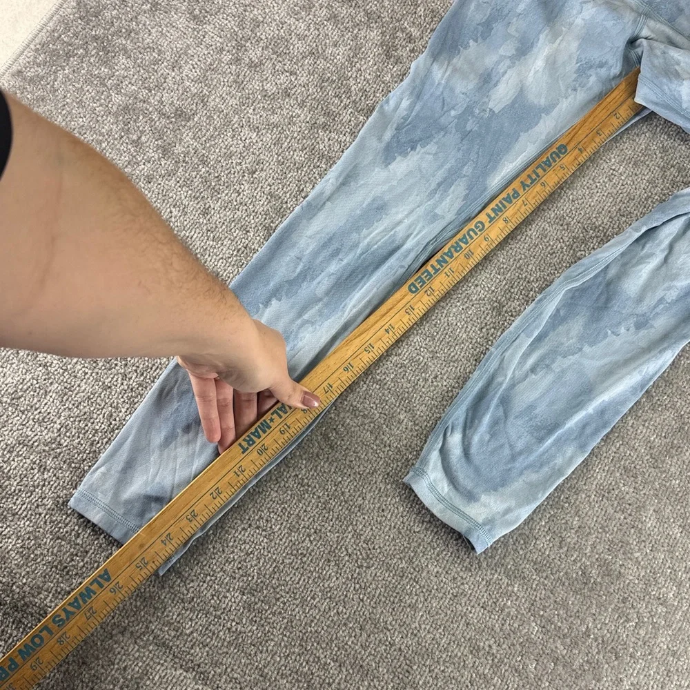 Patagonia Blue Patterned Skinny Leggings Athletic Active Work Out Womens XS - Picture 4 of 9